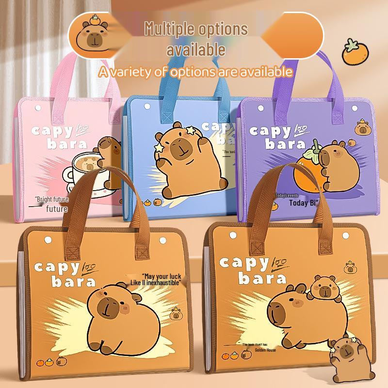 13-Layer Capybara Accordion Bag: Large Capacity Multifunctional Organizer for Papers and Textbooks
13-Layer Capybara Accordion Bag: Large Capacity Multifunctional Organizer for Papers and Textbooks