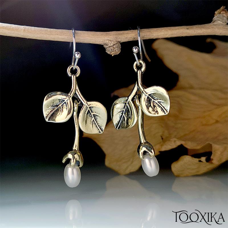 Tooxika Bohemian Fashion Креативные серьги с листьями и жемчугом Винтажные серьги с золотым листом
Tooxika Bohemian Fashion Креативные серьги с листьями и жемчугом Винтажные серьги с золотым листом