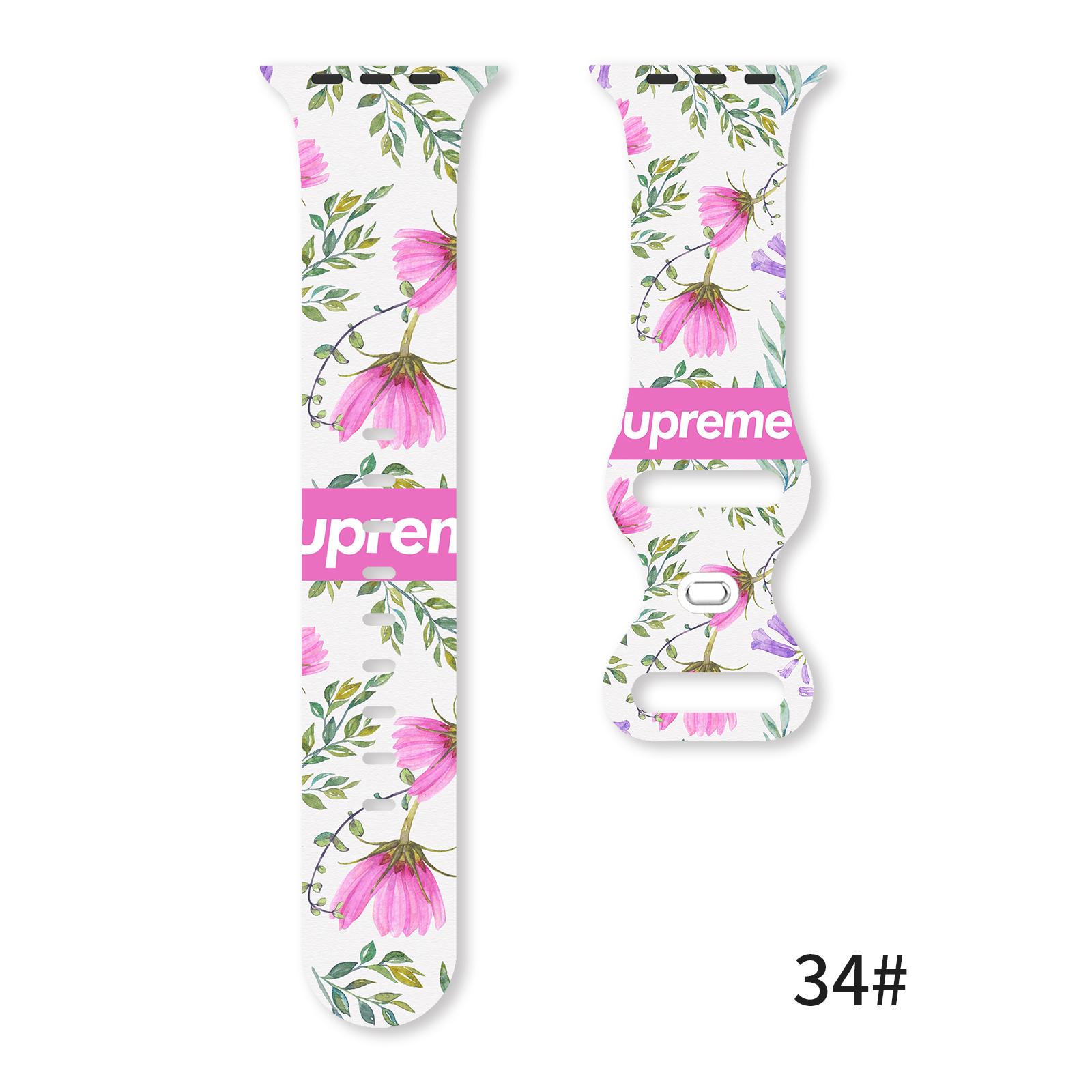 Классический ремешок для Apple Watch 10 9 8 7 SE, силиконовый ремешок с цветочным принтом для iWatch 45 мм 44 мм 42 мм 41 мм, сменный браслет для часов 42MM 44MM 45MM 49MM
Классический ремешок для Apple Watch 10 9 8 7 SE, силиконовый ремешок с цветочным принтом для iWatch 45 мм 44 мм 42 мм 41 мм, сменный браслет для часов 42MM 44MM 45MM 49MM