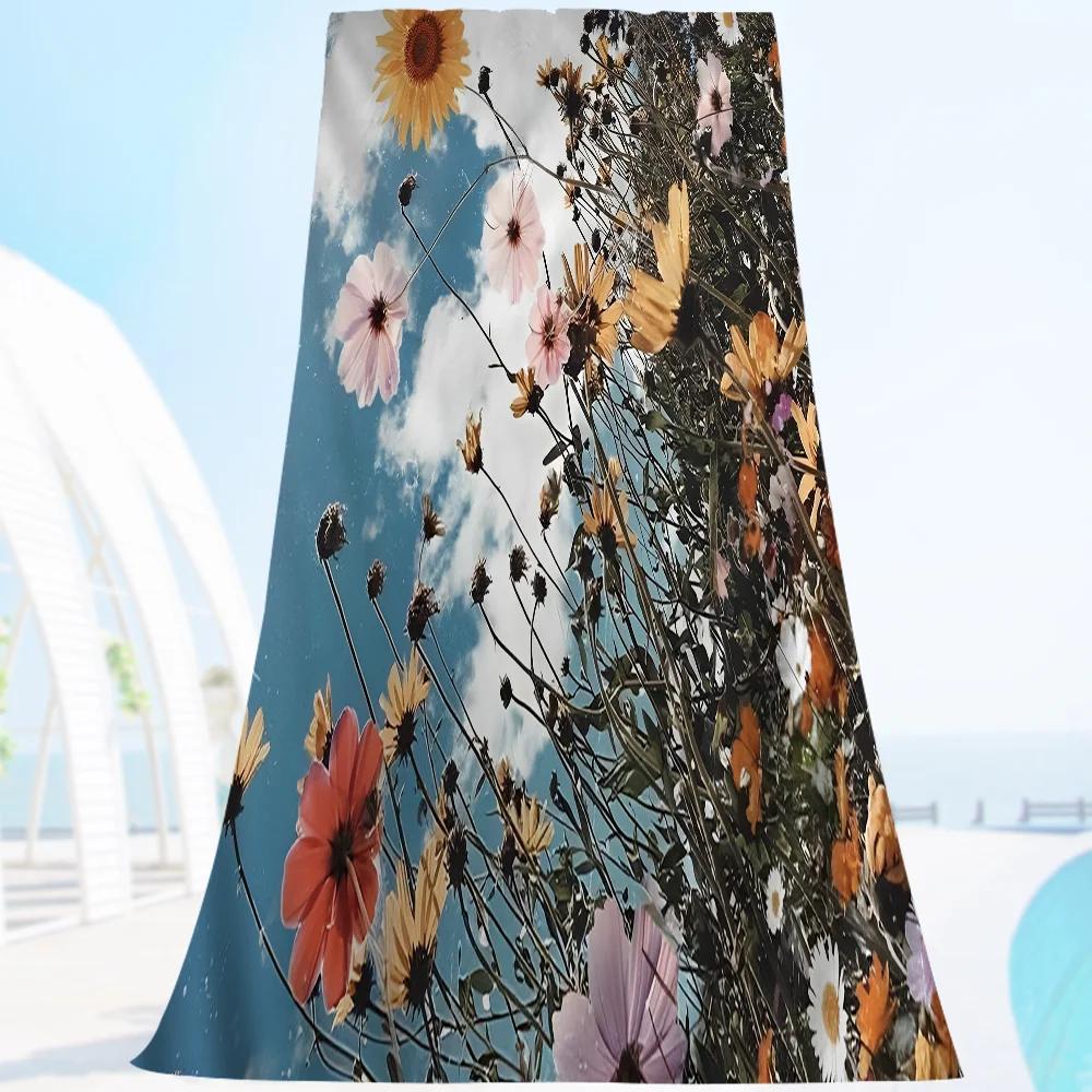 Dried Flower Grass Beach Towel Colorful Bath Towels For Girl Microfiber Quick Dry Sand Free Beach Yoga Spa Gym Pool W40*H60(CM)
Dried Flower Grass Beach Towel Colorful Bath Towels For Girl Microfiber Quick Dry Sand Free Beach Yoga Spa Gym Pool W40*H60(CM)