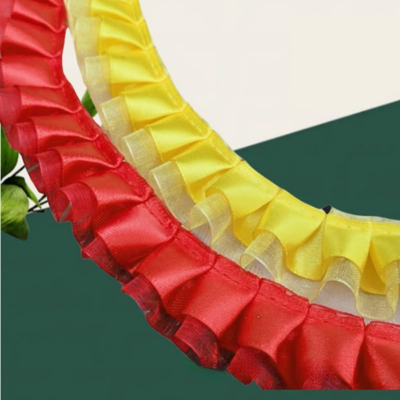 YYCRAFT Pack of 5y Two Tone Satin Organza Lace Edge Trim 1.5 Wedding Ribbon Sewing (Red) синий
YYCRAFT Pack of 5y Two Tone Satin Organza Lace Edge Trim 1.5 Wedding Ribbon Sewing (Red) синий