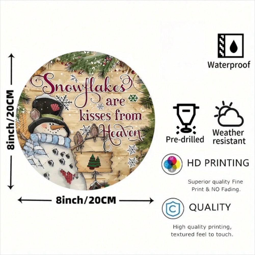 Christmas Snowman Metal Sign 8 Inch Flat Printed Home Holiday Decor Wall Art Gift 20x20 різнокольоровий
Christmas Snowman Metal Sign 8 Inch Flat Printed Home Holiday Decor Wall Art Gift 20x20 різнокольоровий
