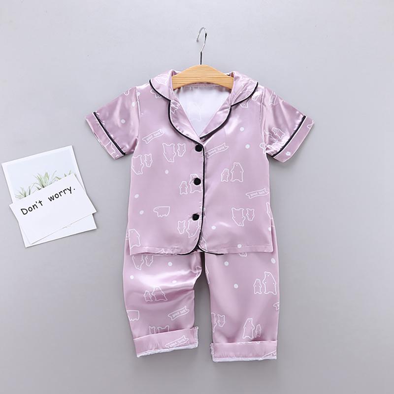 Summer Baby Kids Girls Boys Standing Bear Sleepwear Set Short Sleeve Blouse Tops+Night Pants XS
Summer Baby Kids Girls Boys Standing Bear Sleepwear Set Short Sleeve Blouse Tops+Night Pants XS