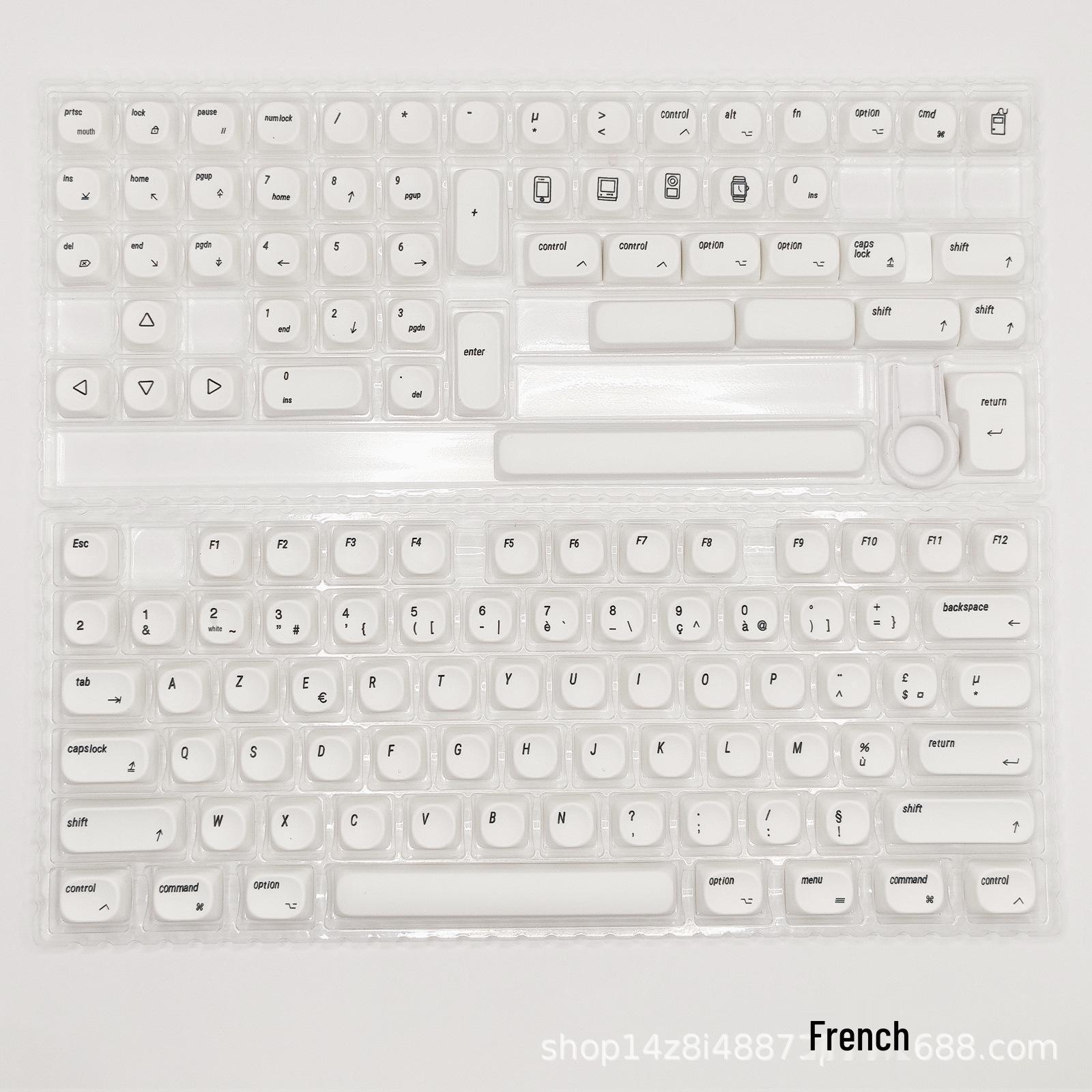 Minimalist White PBT Dye-Sublimation Keycaps for MOA Mechanical Keyboards (61/68/75/87/98/100/108), Versatile Spherical Design.
Minimalist White PBT Dye-Sublimation Keycaps for MOA Mechanical Keyboards (61/68/75/87/98/100/108), Versatile Spherical Design.