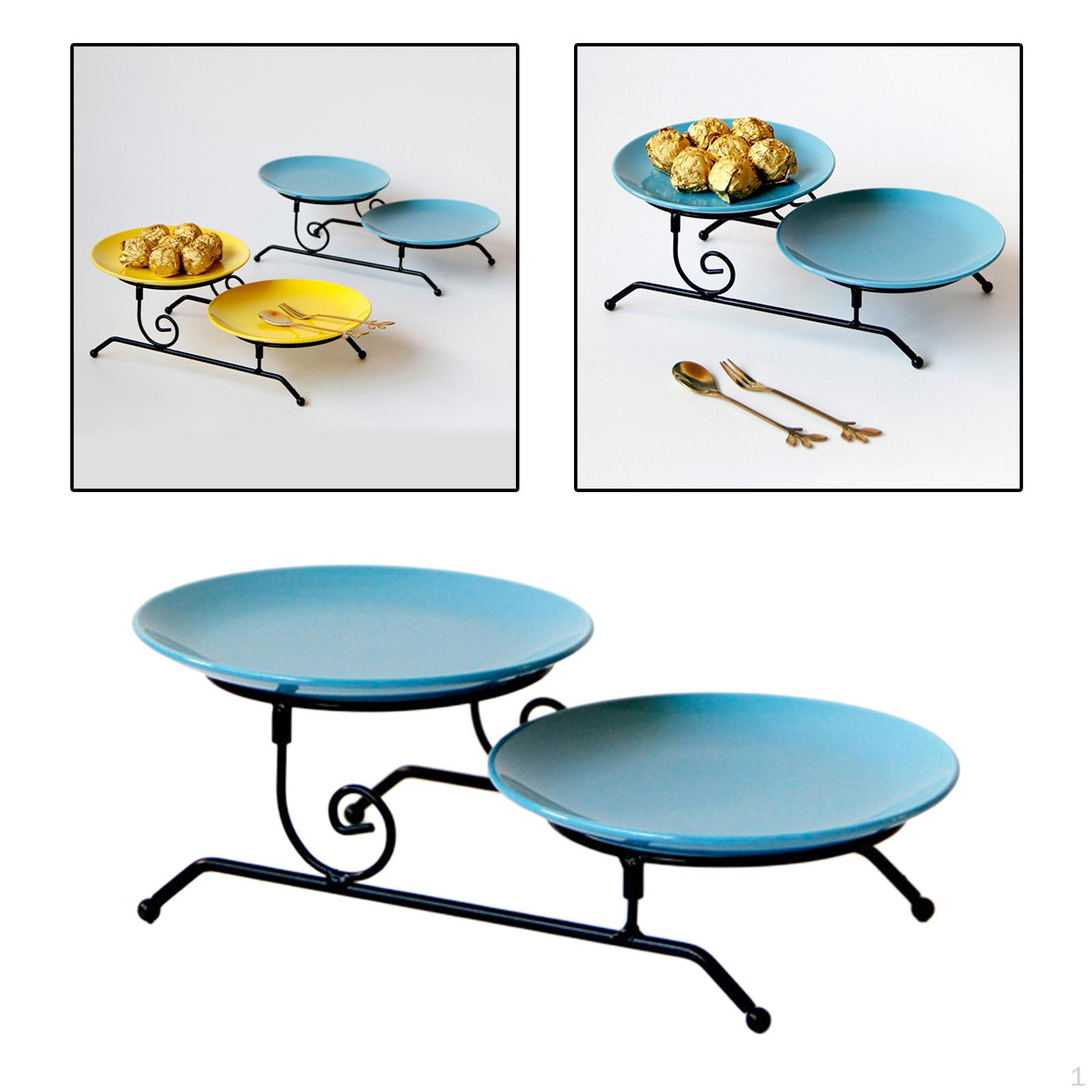 2 Layer Cupcake Cake Stand, Serving Tray Ceramic Iron Storage Supplies Fruit Shelf for Candy синій
2 Layer Cupcake Cake Stand, Serving Tray Ceramic Iron Storage Supplies Fruit Shelf for Candy синій