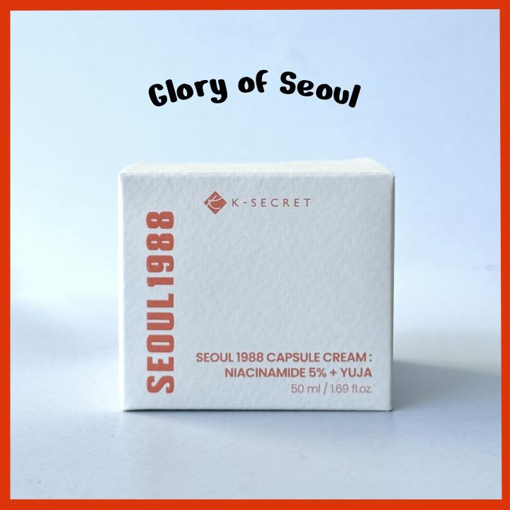 K-SECRET Seoul 1988 Capsule Cream : Niacinamide 5% + Yuja 50ml
K-SECRET Seoul 1988 Capsule Cream : Niacinamide 5% + Yuja 50ml