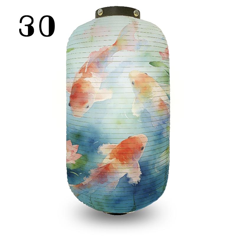 Oriental Traditional Style Cloth Lanterns Ukiyo-e Koi Printed Lantern Bistro Izakaya Restaurant Party Mid-Autumn Festival Decor 20x35cm
Oriental Traditional Style Cloth Lanterns Ukiyo-e Koi Printed Lantern Bistro Izakaya Restaurant Party Mid-Autumn Festival Decor 20x35cm
