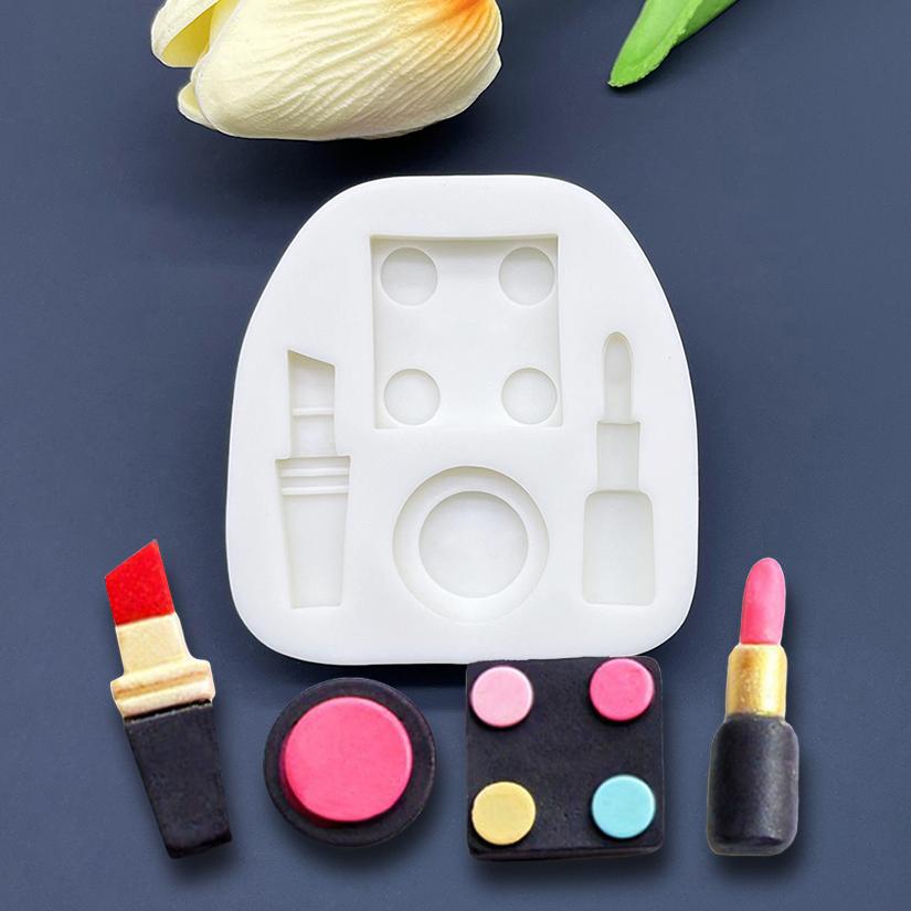 Powder Lipstick Cosmetics Silicone Sugarcraft Mold Resin Tools Cupcake Baking Mould Fondant Cake Decorating Tools
Powder Lipstick Cosmetics Silicone Sugarcraft Mold Resin Tools Cupcake Baking Mould Fondant Cake Decorating Tools