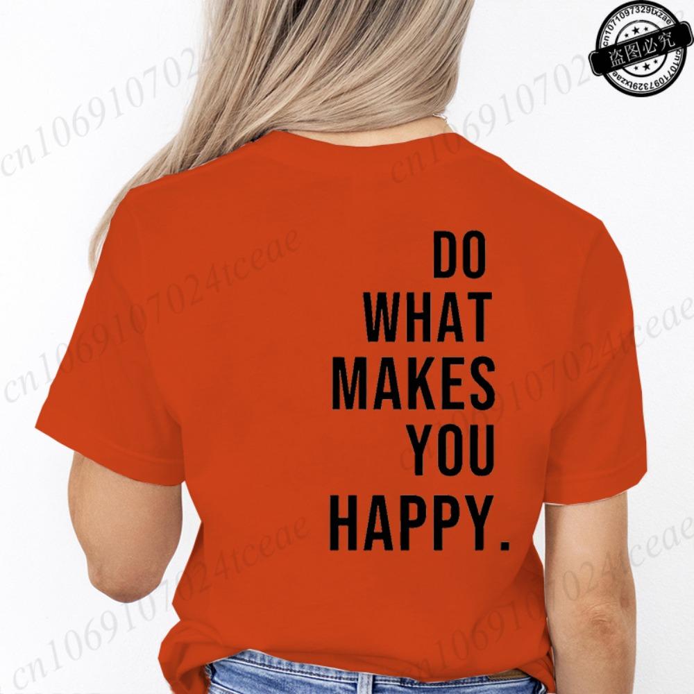 Do What Makes You Happy Printed T-Shirts for Women Tee Tops Funny Letters Unisex Clothing Short Sleeve Women s T-Shirts Clothing XXS
Do What Makes You Happy Printed T-Shirts for Women Tee Tops Funny Letters Unisex Clothing Short Sleeve Women s T-Shirts Clothing XXS