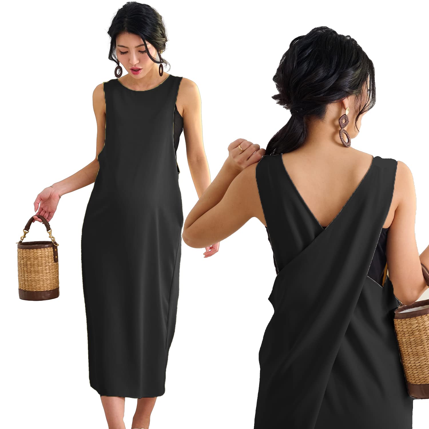 Sweet Mommy Maternity Nursing Back One One Maternity With Suitable for New Sleeveless Dress, Clothes, Cloth, Piece, Piece, Dress, Spring/Summer, чорний
Sweet Mommy Maternity Nursing Back One One Maternity With Suitable for New Sleeveless Dress, Clothes, Cloth, Piece, Piece, Dress, Spring/Summer, чорний