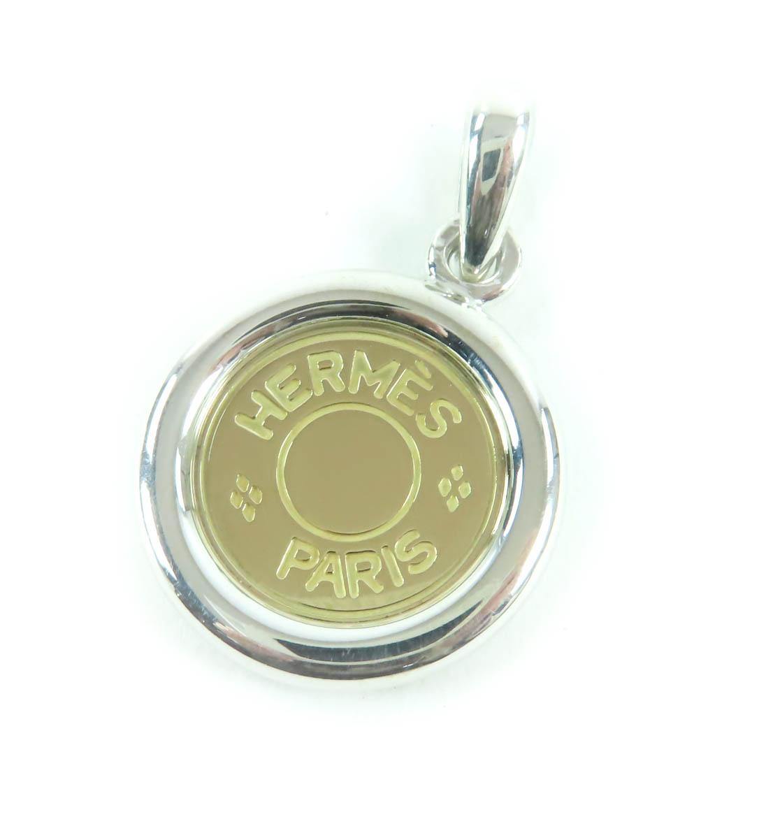 Excellent HERMES Pendant top Serie Pendant/Necklace Top Silver gold SV925 Women Used
Excellent HERMES Pendant top Serie Pendant/Necklace Top Silver gold SV925 Women Used