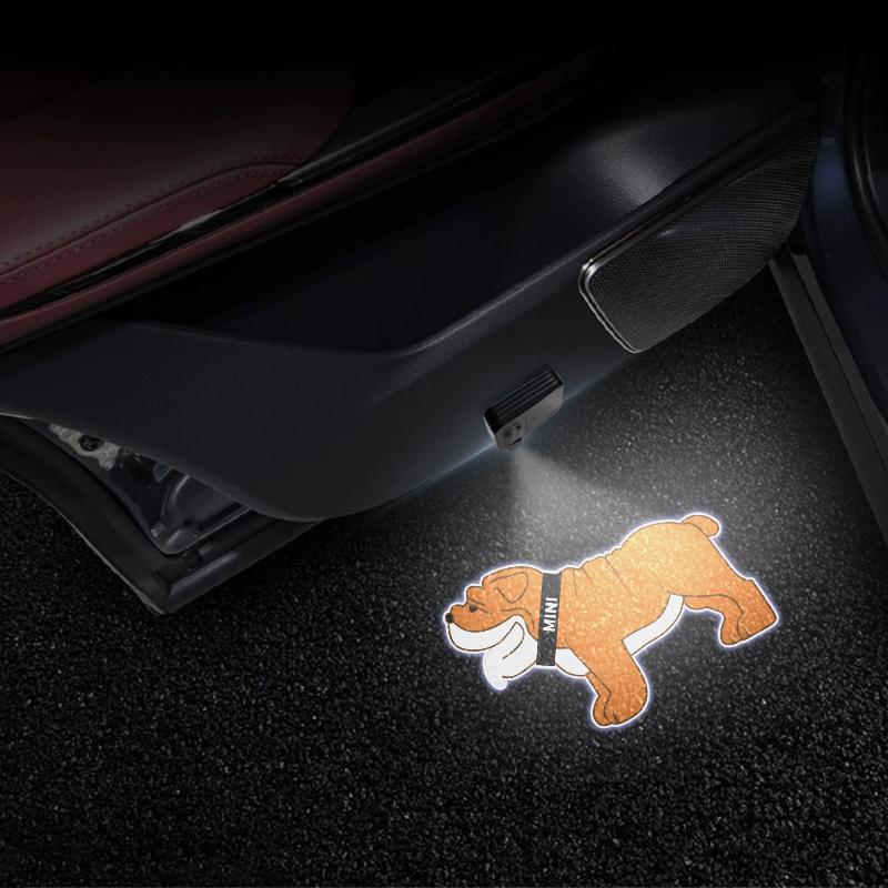 LED Funny Dog Logo Car Door Courtesy Light HD Projector Welcome Lamp For Mini Cooper Countryman Clubman Roadster Paceman Coupe 1x For 1 Door
LED Funny Dog Logo Car Door Courtesy Light HD Projector Welcome Lamp For Mini Cooper Countryman Clubman Roadster Paceman Coupe 1x For 1 Door