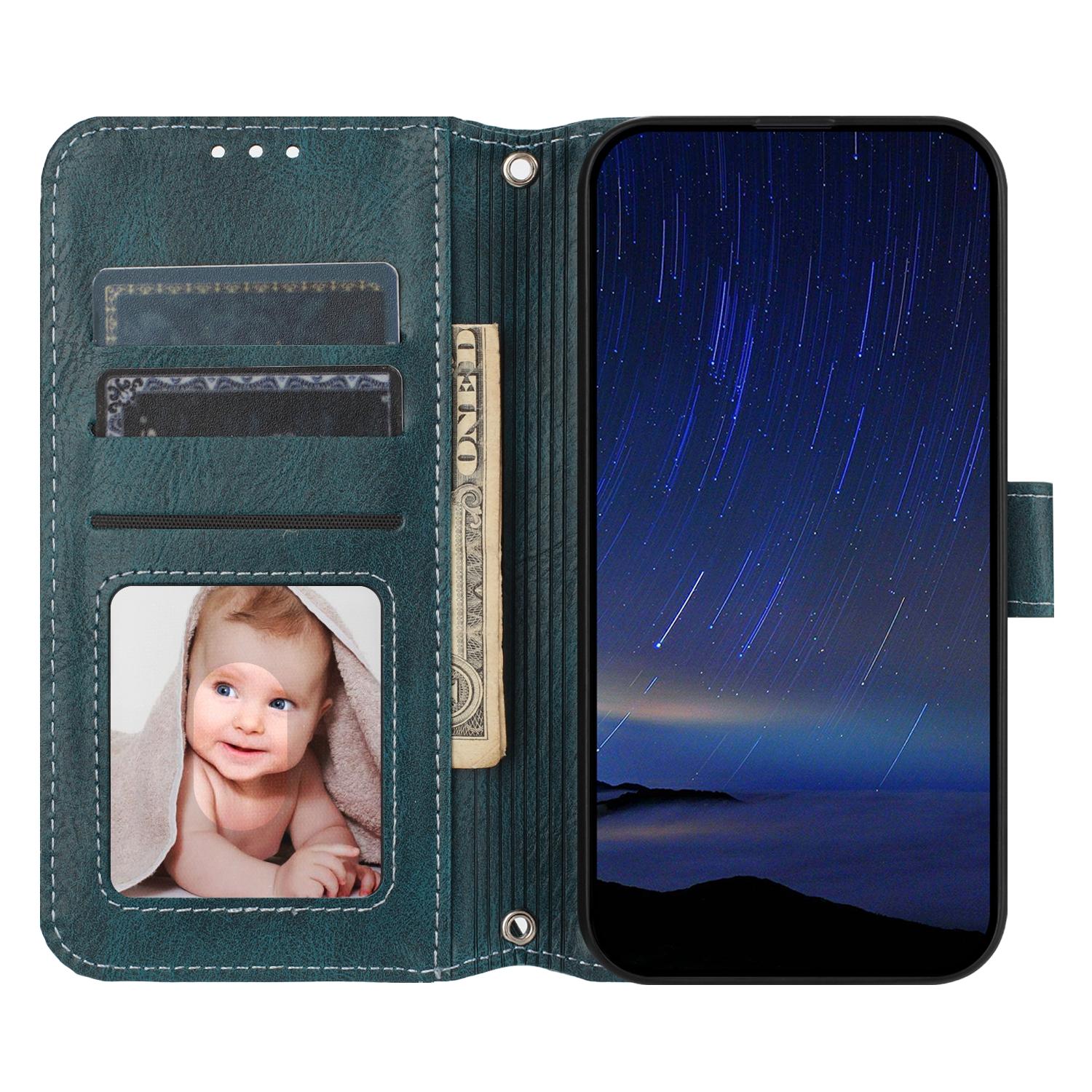 For Samsung Galaxy A56 5G Case Zipper Pocket Leather Phone Cover with Crossbody Shoulder Strap Blackish Green
For Samsung Galaxy A56 5G Case Zipper Pocket Leather Phone Cover with Crossbody Shoulder Strap Blackish Green