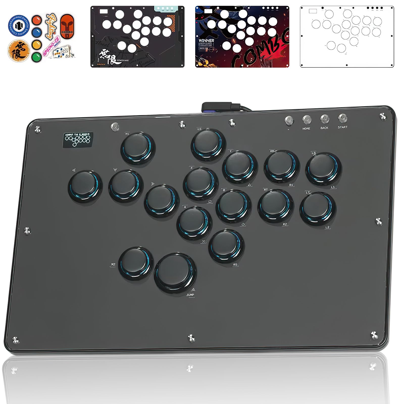 Haute42 Безважільний Аркадний Стік Безважільний Контролер U16 Чорний Безважільний Аркадний Стік Можна розмістити на колінах товщина Широкий настільний Кнопки є
Haute42 Безважільний Аркадний Стік Безважільний Контролер U16 Чорний Безважільний Аркадний Стік Можна розмістити на колінах товщина Широкий настільний Кнопки є