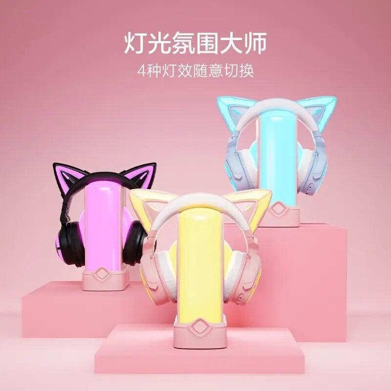 YOWU хрустальный держатель для наушников, розовый RGB, атмосферный светильник, креативная настольная вешалка для наушников, высококлассные подарки
YOWU хрустальный держатель для наушников, розовый RGB, атмосферный светильник, креативная настольная вешалка для наушников, высококлассные подарки