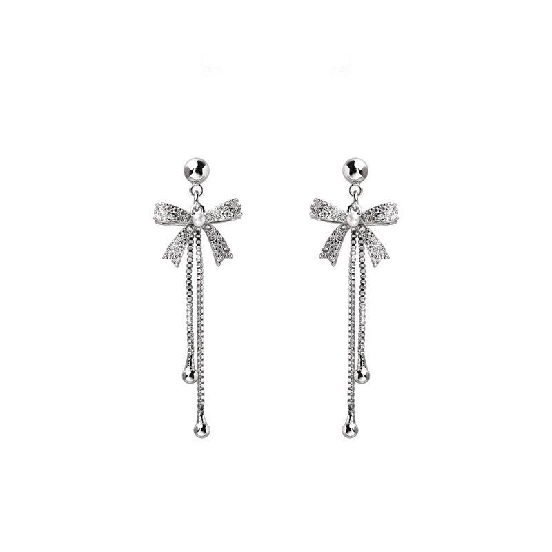 Серьги-пусеты с кисточками, микропаве, бантик: 2023 Высококлассный нишевый дизайн висячих серег для женщин
Серьги-пусеты с кисточками, микропаве, бантик: 2023 Высококлассный нишевый дизайн висячих серег для женщин