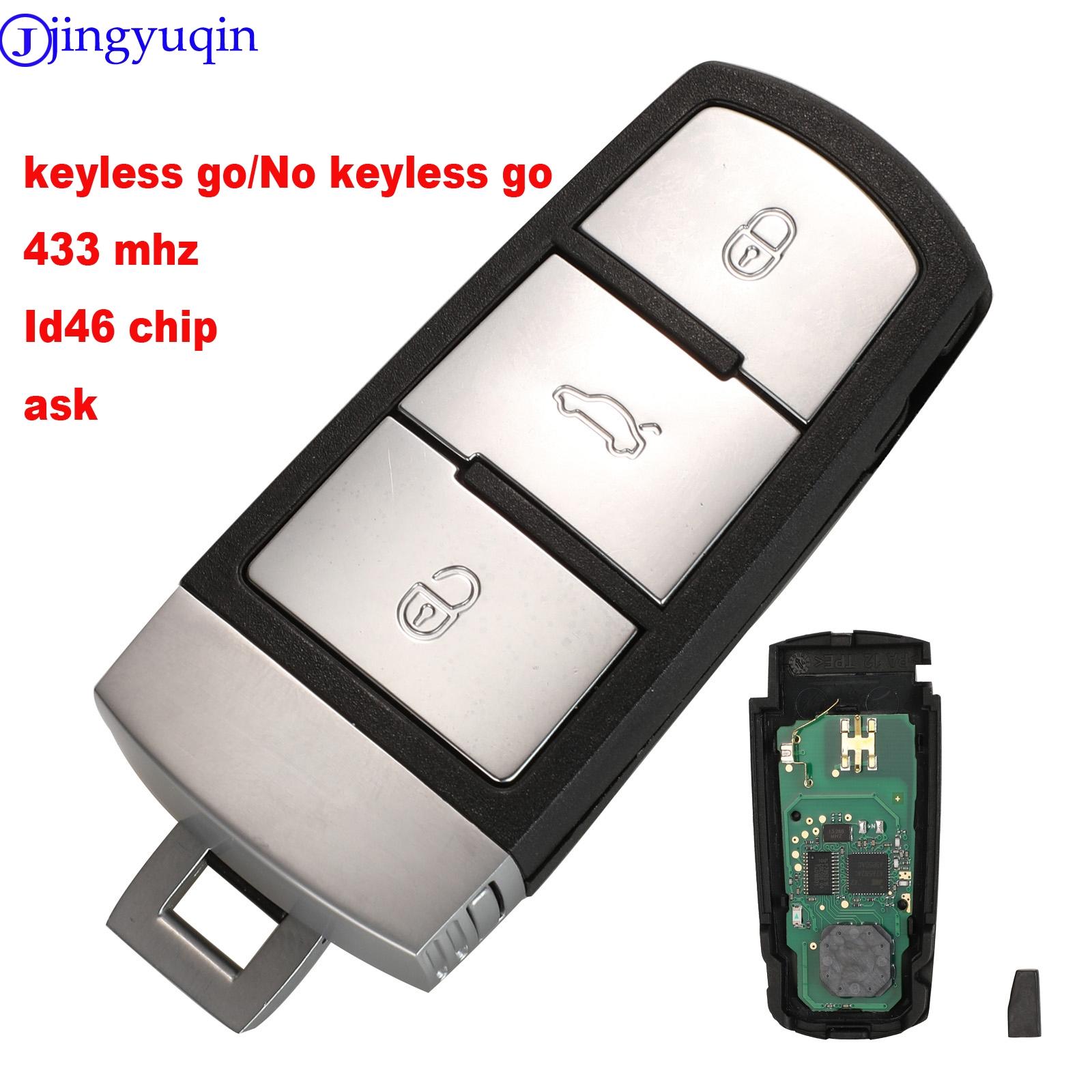 jingyuqin 3 кнопки брелок ASK 3C0959752BA ID46/ID48 чип дистанционный ключ автомобиля чехол замена 433 МГц для VW Passat CC no keyless go popstar
jingyuqin 3 кнопки брелок ASK 3C0959752BA ID46/ID48 чип дистанционный ключ автомобиля чехол замена 433 МГц для VW Passat CC no keyless go popstar