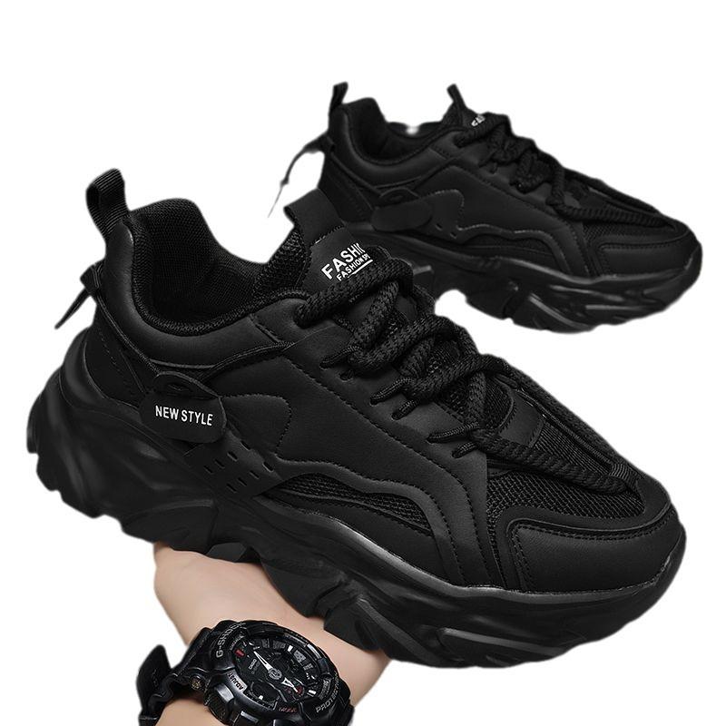 Men s Shoes Summer Breathable 2025 New Casual Black Sneakers Mesh Thick-Sole Heightened Daddy Shoes 44
Men s Shoes Summer Breathable 2025 New Casual Black Sneakers Mesh Thick-Sole Heightened Daddy Shoes 44