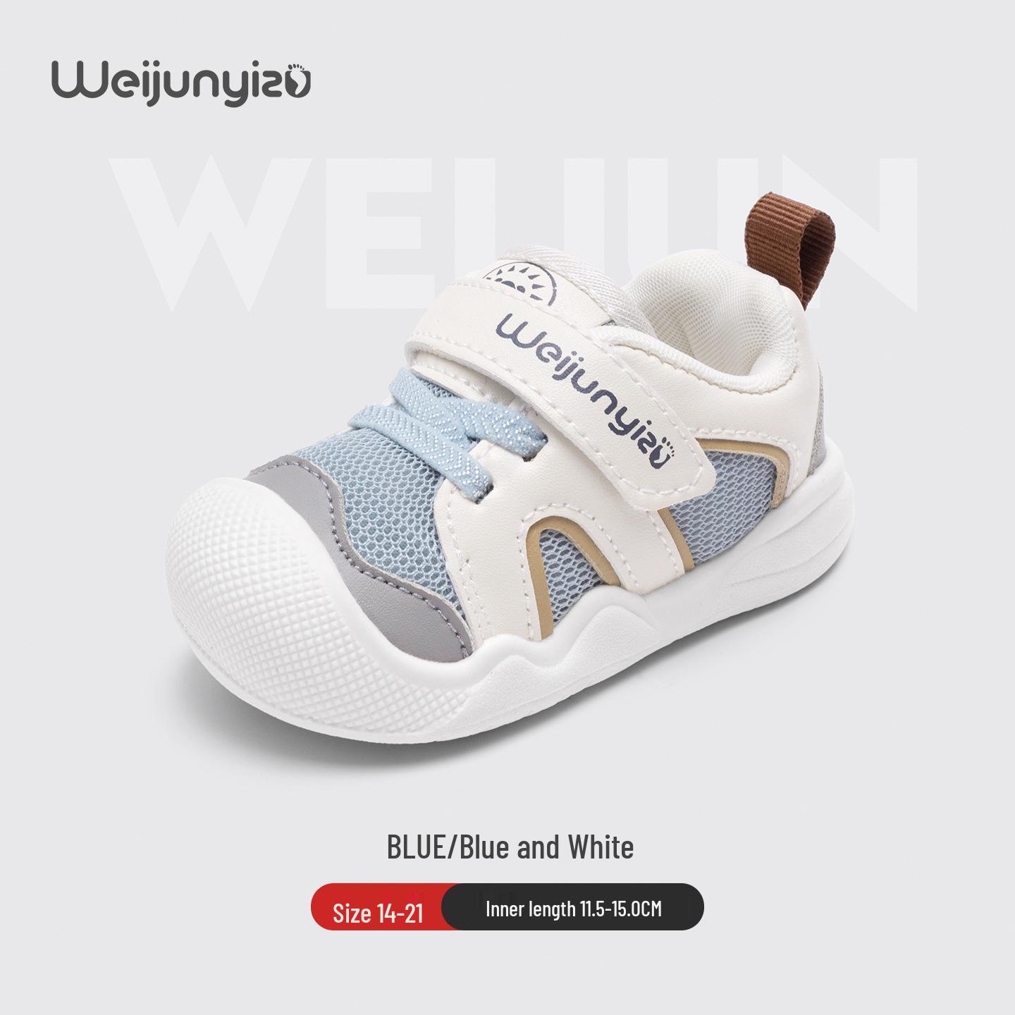 М які взуття-ходунки для малюків, для хлопчиків та дівчаток, вік 1-3 роки, весняно-осінній стиль, функціональне взуття для немовлят 15cm білий/синій
М які взуття-ходунки для малюків, для хлопчиків та дівчаток, вік 1-3 роки, весняно-осінній стиль, функціональне взуття для немовлят 15cm білий/синій