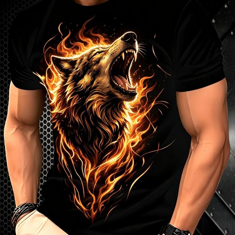 Men s fashion 3D printed men s T-shirt round neck short sleeve, trendy street wear XL
Men s fashion 3D printed men s T-shirt round neck short sleeve, trendy street wear XL