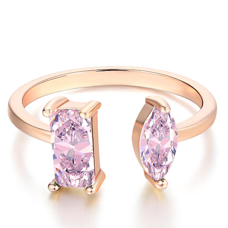 ZHOUYANG Open Rings For Women Simple Geometric Courful Zircon Rose Gold Color Adjustable Finge Daily Gift Fashion Jewelry R003 resizable
ZHOUYANG Open Rings For Women Simple Geometric Courful Zircon Rose Gold Color Adjustable Finge Daily Gift Fashion Jewelry R003 resizable