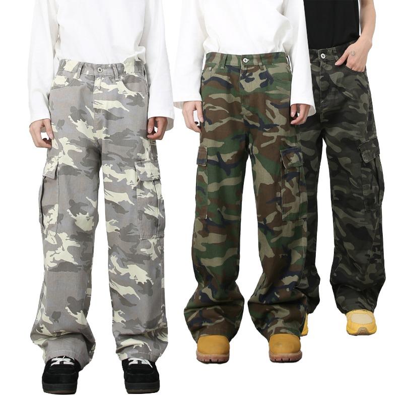 Long Trousers Vintage Camouflage Large Pockets Work Jeans Men Loose Straight Wide Leg Pants Straight Loose Jeans for Men Fashionable and Comfortable XL
Long Trousers Vintage Camouflage Large Pockets Work Jeans Men Loose Straight Wide Leg Pants Straight Loose Jeans for Men Fashionable and Comfortable XL