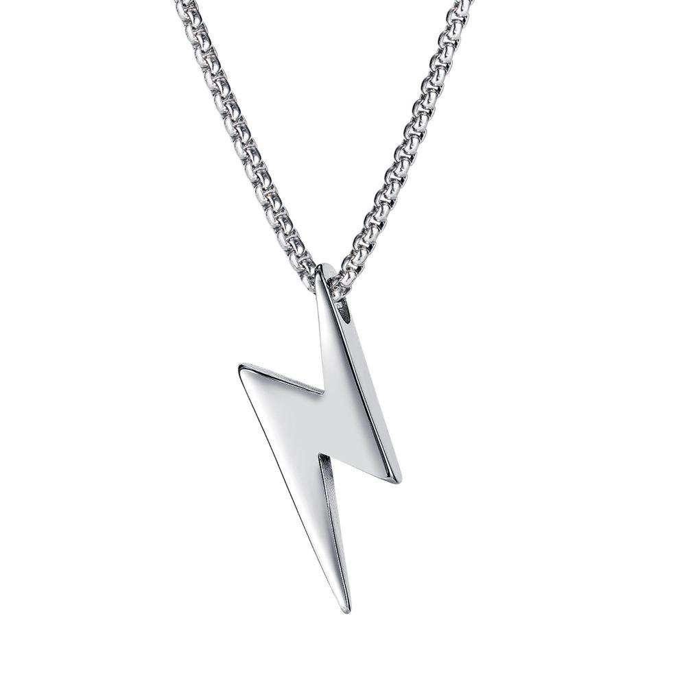 Stainless Steel Stainless Steel Necklace Gold Plated Lightning Bolt Necklace Men Jewelry срібний
Stainless Steel Stainless Steel Necklace Gold Plated Lightning Bolt Necklace Men Jewelry срібний