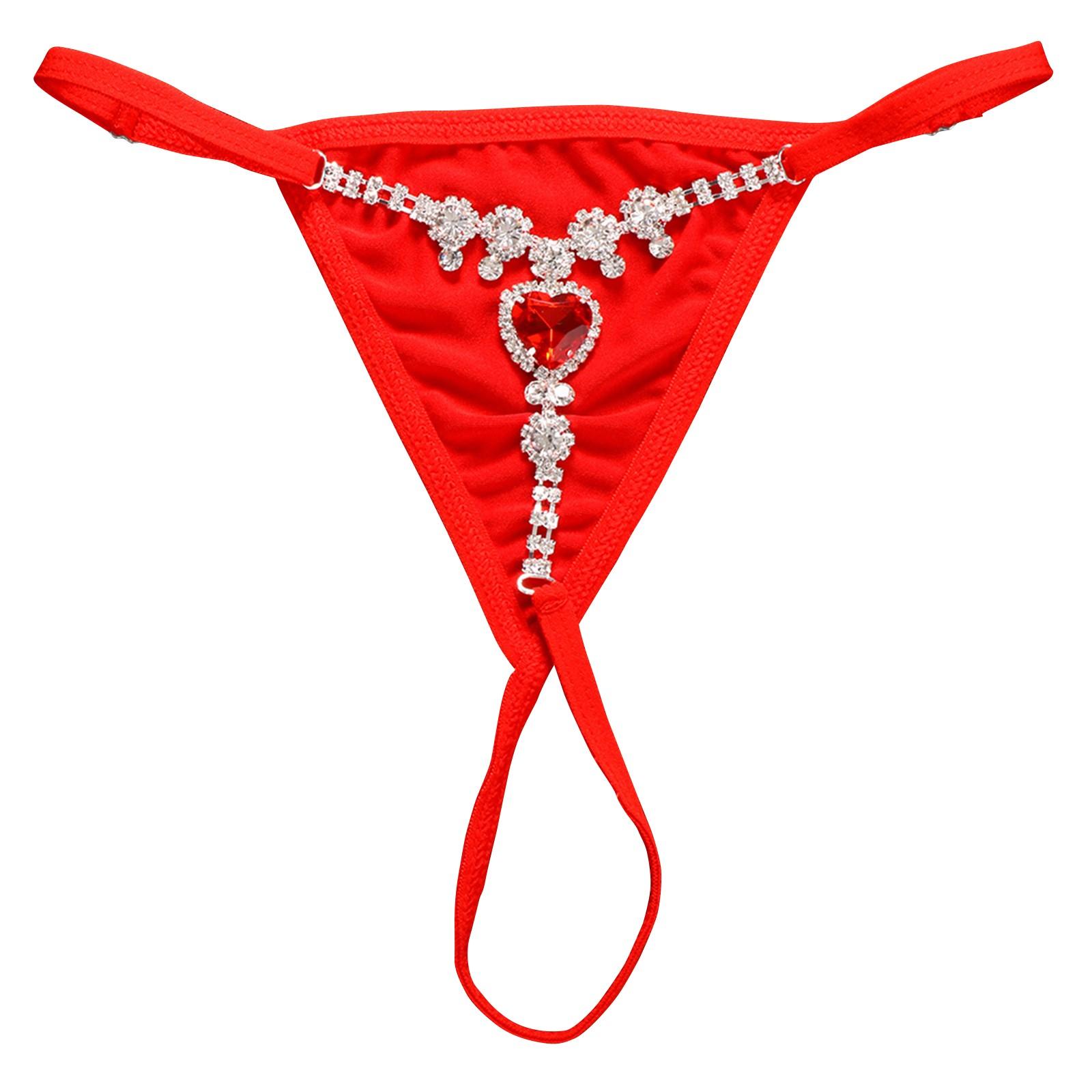 Женское нижнее белье Love Heart Rhinestone Сексуальные стринги Body Chain Модные аксессуары Нижнее белье One Size красный
Женское нижнее белье Love Heart Rhinestone Сексуальные стринги Body Chain Модные аксессуары Нижнее белье One Size красный