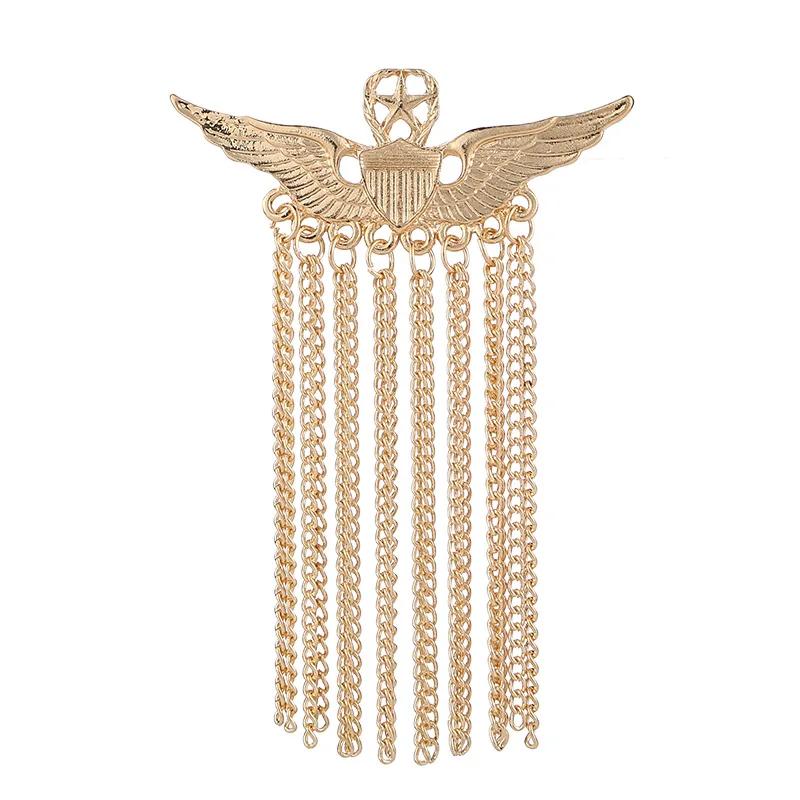 Alloy Star Wing Tie pins with Tassel Chain Elegant Lapel Pin for Men s Suits, Shirts & Jackets Jewelry Accessory Gift Idea золотой
Alloy Star Wing Tie pins with Tassel Chain Elegant Lapel Pin for Men s Suits, Shirts & Jackets Jewelry Accessory Gift Idea золотой