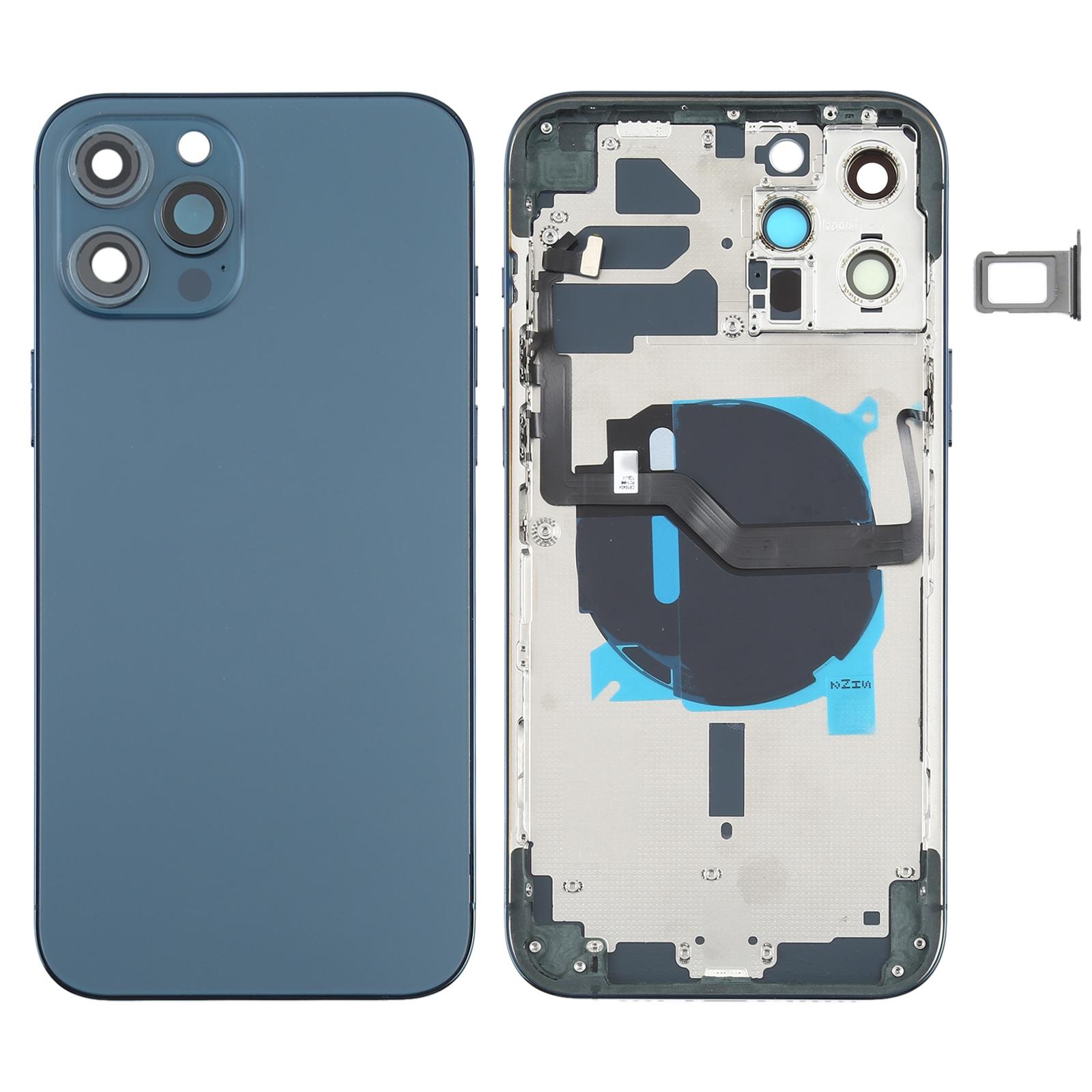 Комплект для ремонту задньої кришки корпусу для iPhone 12 Pro Max (з бічними кнопками+слот для карт+кнопка живлення+шлейф регулювання гучності+модуль бездротової зарядки) Blue
Комплект для ремонту задньої кришки корпусу для iPhone 12 Pro Max (з бічними кнопками+слот для карт+кнопка живлення+шлейф регулювання гучності+модуль бездротової зарядки) Blue