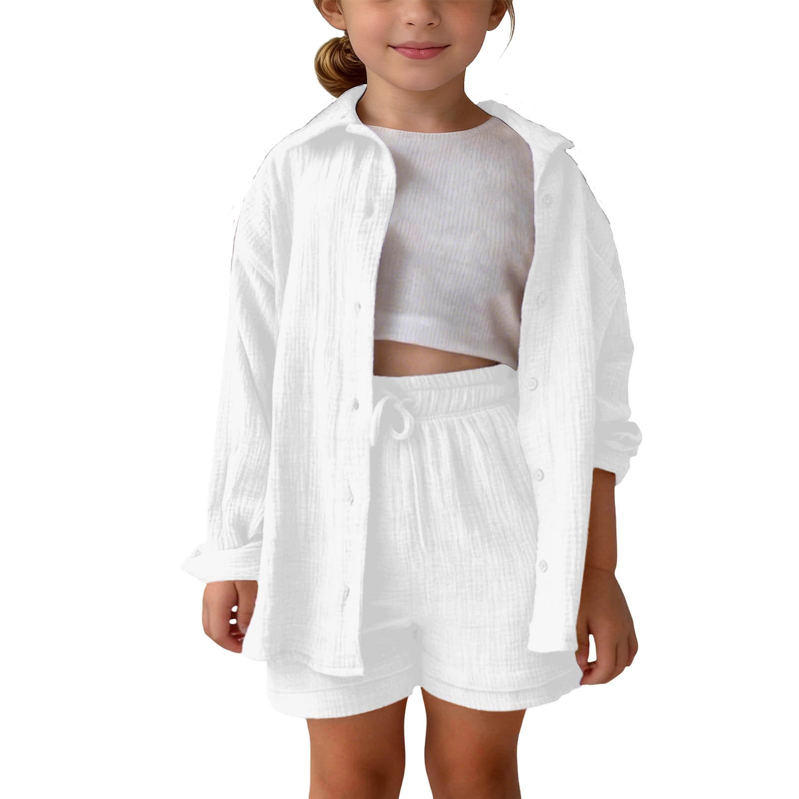 Children s Fashion Loose-Fit Unisex Casual Sets 160 білий
Children s Fashion Loose-Fit Unisex Casual Sets 160 білий