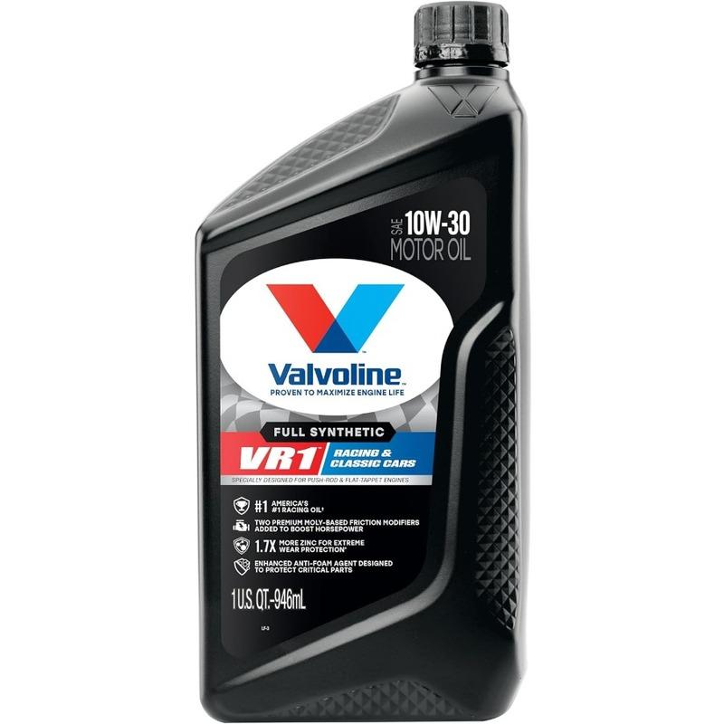 VR1 Racing Synthetic SAE 10W-30 Motor Oil 1 QT, Case of 6
VR1 Racing Synthetic SAE 10W-30 Motor Oil 1 QT, Case of 6