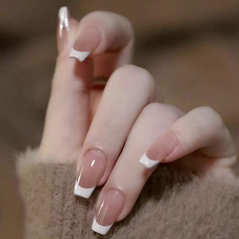 10Pcs Simple Detachable False Nails Handmade False Nails Full Cover Fake Nails Tips Wearable Press On Nail Tips
10Pcs Simple Detachable False Nails Handmade False Nails Full Cover Fake Nails Tips Wearable Press On Nail Tips