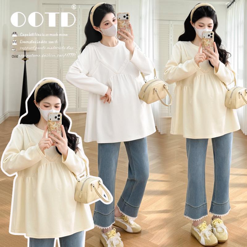 2026 Spring Fashion Maternity Patchwork Two-Piece Style Doll Shirt - Women s Loose Belly-Covering Top L белый
2026 Spring Fashion Maternity Patchwork Two-Piece Style Doll Shirt - Women s Loose Belly-Covering Top L белый