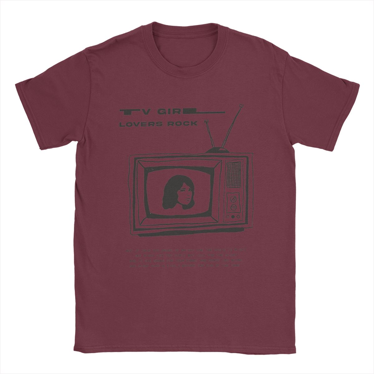 TV Girl Rock T-Shirt for Men Casual Cotton Tee Shirt Crew Neck Short Sleeve T Shirt Plus Size Clothes XXXXXL бордовый
TV Girl Rock T-Shirt for Men Casual Cotton Tee Shirt Crew Neck Short Sleeve T Shirt Plus Size Clothes XXXXXL бордовый