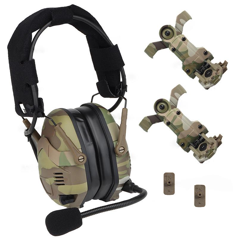 Шумозаглушення Тактична Bluetooth-гарнітура OPS Core ARC Венді M-LOK Шолом Полювання Стрільба Налаштування Шумозаглушення Навушники HD16 Black
Шумозаглушення Тактична Bluetooth-гарнітура OPS Core ARC Венді M-LOK Шолом Полювання Стрільба Налаштування Шумозаглушення Навушники HD16 Black