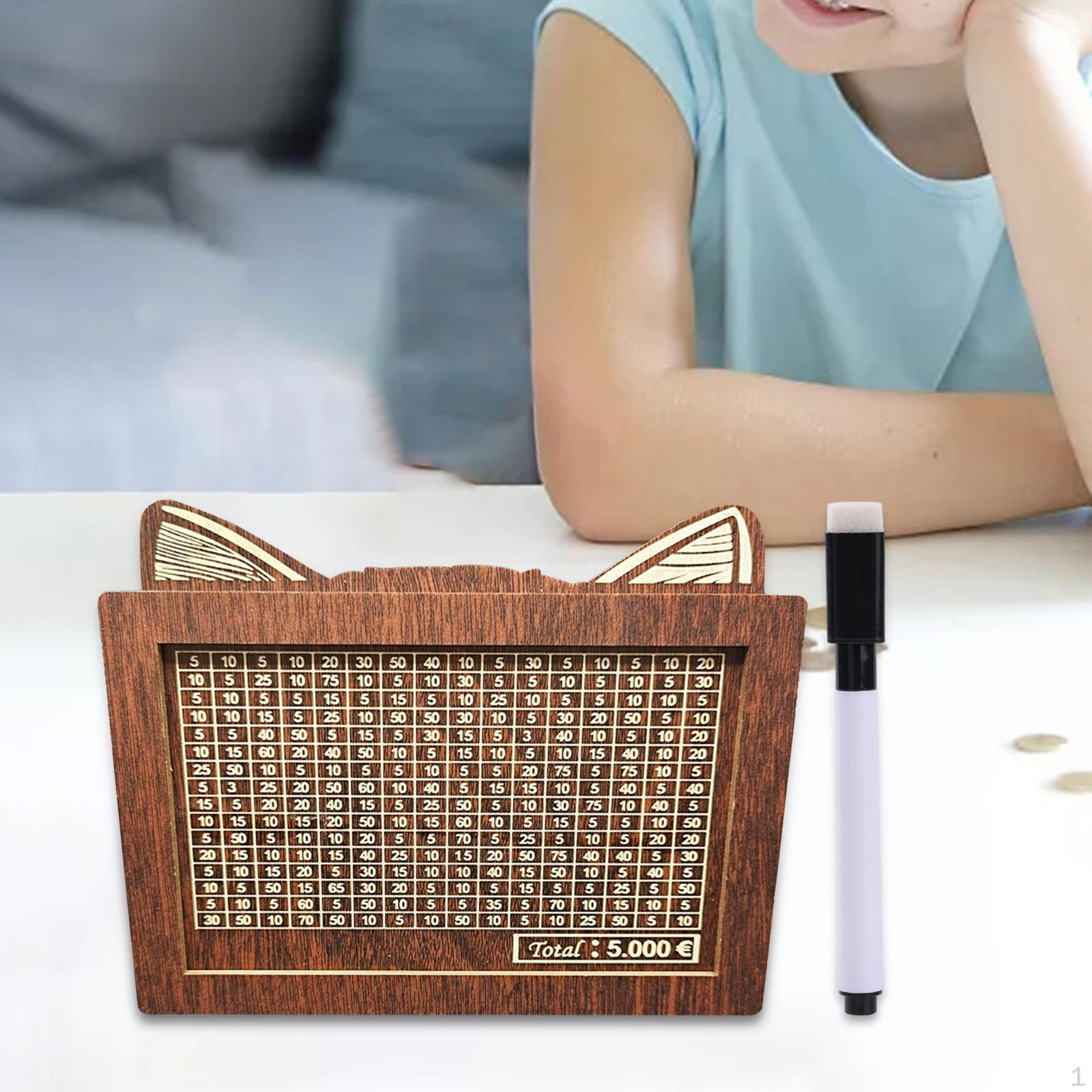 Деревянный счетчик ручной работы для детей и взрослых Euro 5000
Деревянный счетчик ручной работы для детей и взрослых Euro 5000
