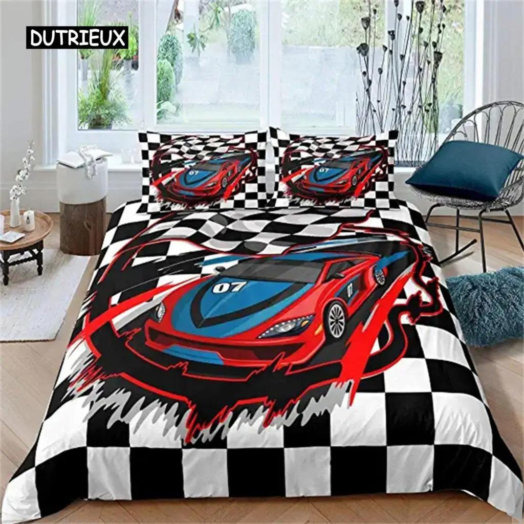 Racing Dirt Bike Soft Duvet Cover Race Car Competion Extreme Sports Black plus White Grid for Kid Boy Men Red Automobile Rom Decor 100*200cm Single
Racing Dirt Bike Soft Duvet Cover Race Car Competion Extreme Sports Black plus White Grid for Kid Boy Men Red Automobile Rom Decor 100*200cm Single