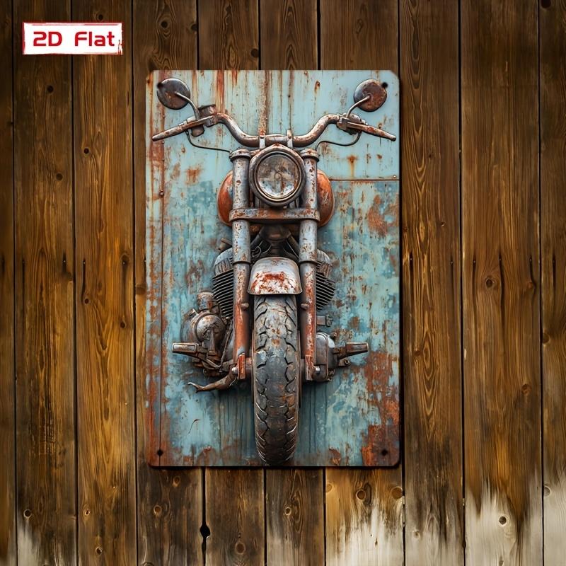 Vintage Motorcycle Metal Art Rustic BlueOrange Wall Art Flat Outdoor Plaque PreDrilled Holes 20x30cm(7.8x11.8inch)
Vintage Motorcycle Metal Art Rustic BlueOrange Wall Art Flat Outdoor Plaque PreDrilled Holes 20x30cm(7.8x11.8inch)