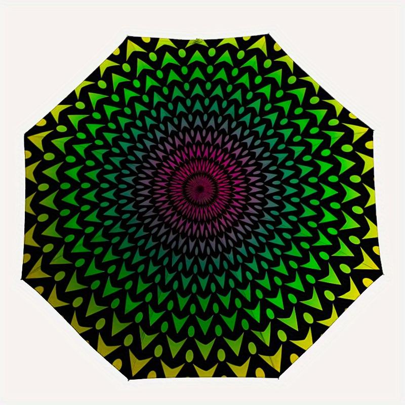 1pc Kaleidoscope Pattern Automatic Folding Umbrella, Portable & Foldable Design with 8 Ribs, Casual Outdoor Accessory yy250729058
1pc Kaleidoscope Pattern Automatic Folding Umbrella, Portable & Foldable Design with 8 Ribs, Casual Outdoor Accessory yy250729058