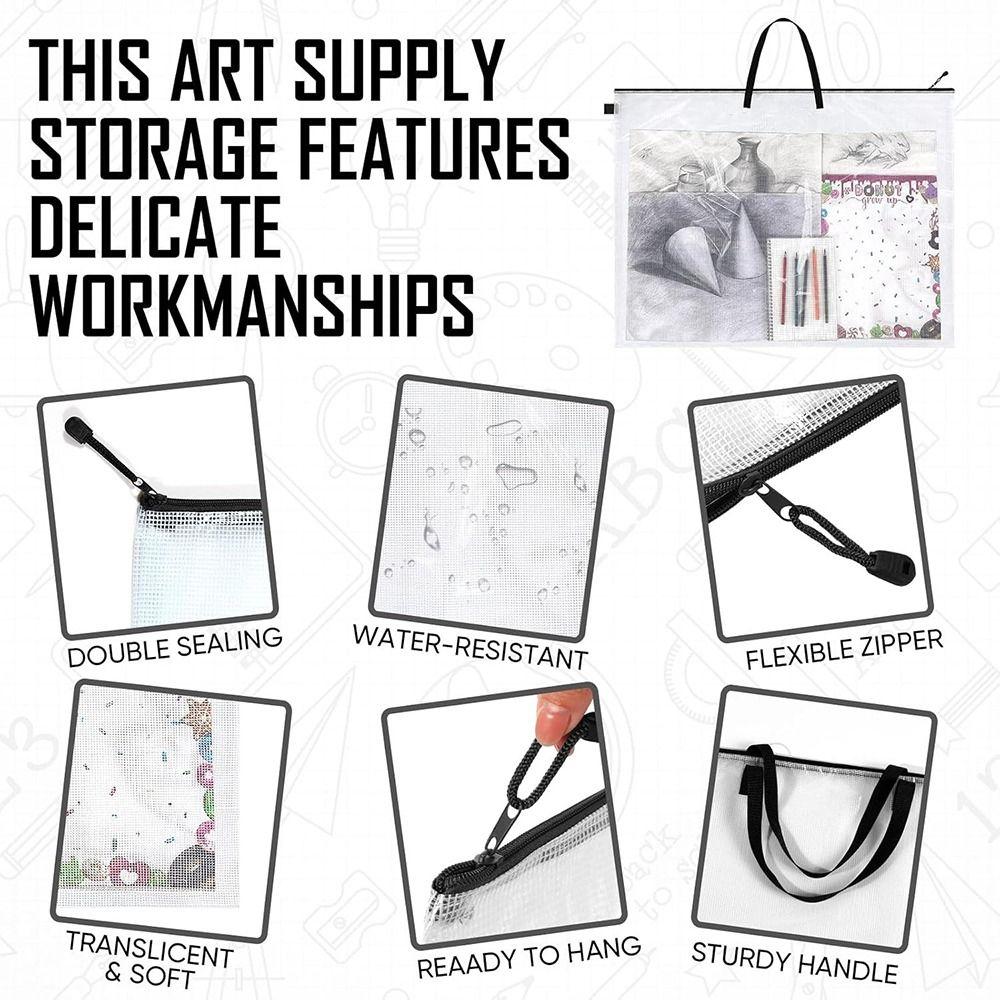 Waterproof Art Portfolio Bag Durable Drawing Portfolio Case NEW Poster Storage Bag Student червоний
Waterproof Art Portfolio Bag Durable Drawing Portfolio Case NEW Poster Storage Bag Student червоний