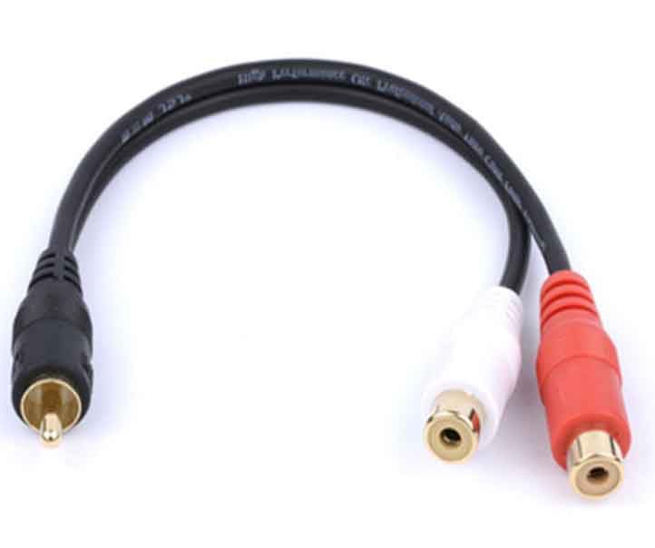 VECASDEN RCA 1 Male to 2 Female Audio Speaker Splitter Cable OFC Conductor Double Shielded Metal Shell Flexible PVC Jacket 2 ft Y-Adapter Gold-Plated
VECASDEN RCA 1 Male to 2 Female Audio Speaker Splitter Cable OFC Conductor Double Shielded Metal Shell Flexible PVC Jacket 2 ft Y-Adapter Gold-Plated