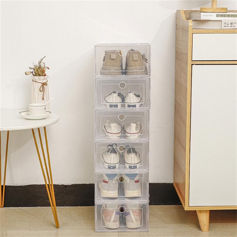 1/6PCS Foldable Transparent Shoes Case Storage Box Thickened Drawer Case Shoe Boxes Stackable Box Shoe Organizer Dustproof 31x21x12cm
1/6PCS Foldable Transparent Shoes Case Storage Box Thickened Drawer Case Shoe Boxes Stackable Box Shoe Organizer Dustproof 31x21x12cm
