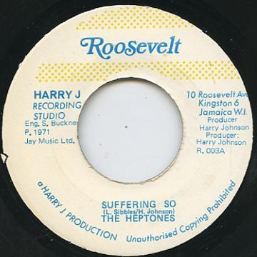 7inch Record HEPTONES - Suffering So R003 Roosevelt 1973 Jamaica Reggae, Ska & Dub Used
7inch Record HEPTONES - Suffering So R003 Roosevelt 1973 Jamaica Reggae, Ska & Dub Used