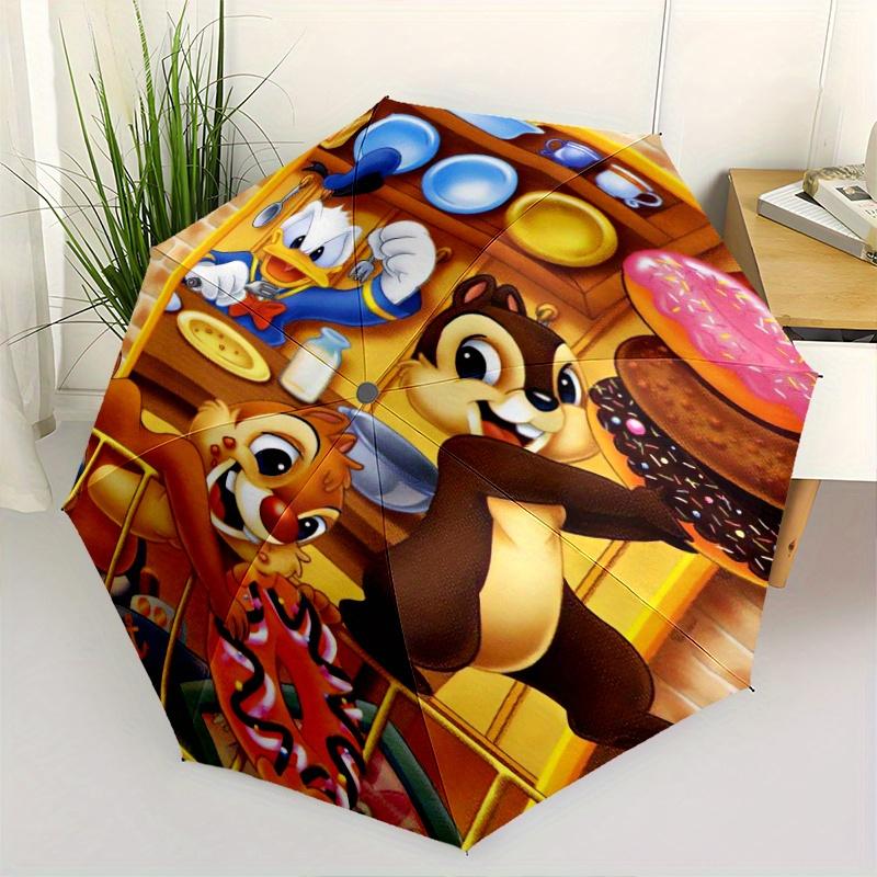 Chip & Dale Donald Duck Automatic Opening and Closing Umbrella, Lightweight 3-Fold, With Cute Cartoon Characters, Suitable for Home, Outdoor
Chip & Dale Donald Duck Automatic Opening and Closing Umbrella, Lightweight 3-Fold, With Cute Cartoon Characters, Suitable for Home, Outdoor