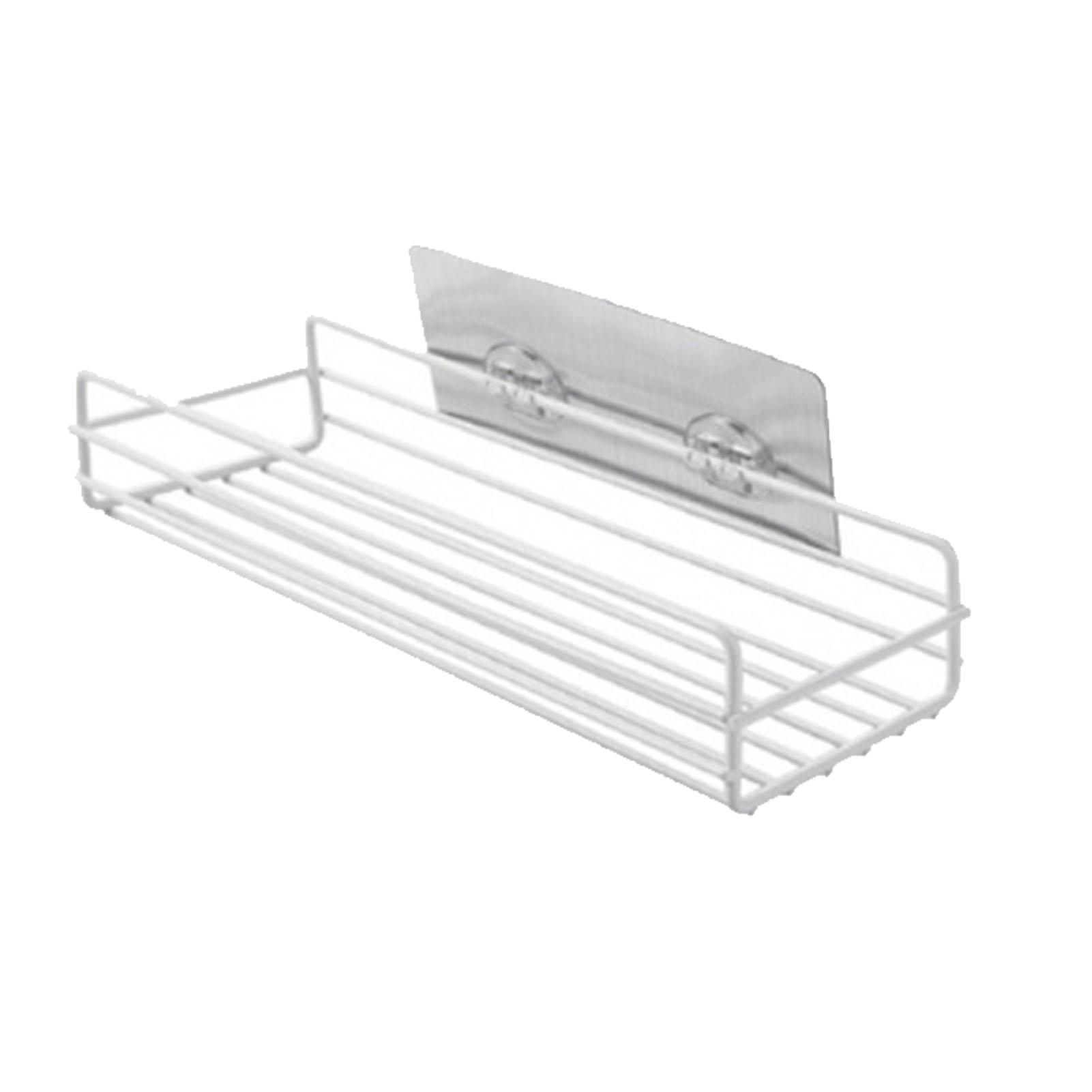 Simple Shower Shelf Wall Mounted Punch Toilet Hanging Basket Washstand Iron Shelf for Bathroom
Simple Shower Shelf Wall Mounted Punch Toilet Hanging Basket Washstand Iron Shelf for Bathroom