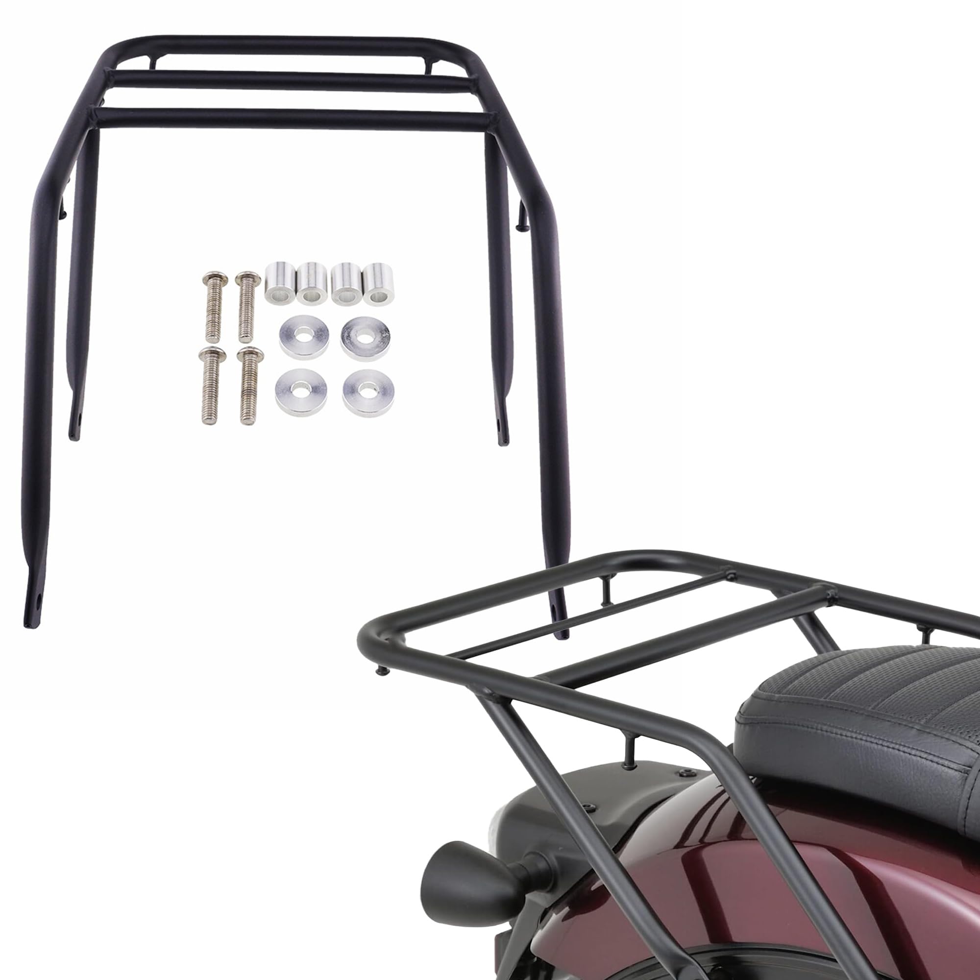 Yoothi Honda Compatible Motorcycle Rear Carrier Rebel Grab Bar Carrier Rear Carrier Motorcycle Rear Luggage Rack Frame Cover Motorcycle Rear Luggage
Yoothi Honda Compatible Motorcycle Rear Carrier Rebel Grab Bar Carrier Rear Carrier Motorcycle Rear Luggage Rack Frame Cover Motorcycle Rear Luggage