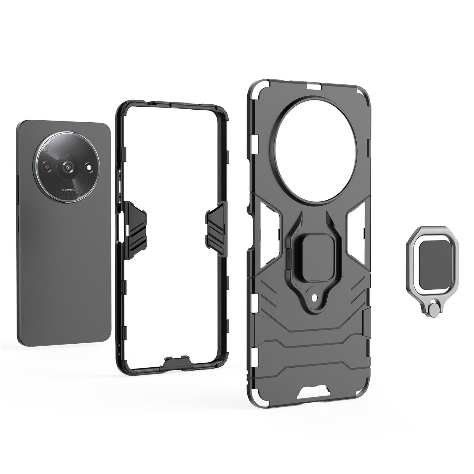For Xiaomi Redmi A3 4G/Poco C61 4G Case Dual-Layer PC+TPU Armor Phone Cover Ring Holder Kickstand Blue
For Xiaomi Redmi A3 4G/Poco C61 4G Case Dual-Layer PC+TPU Armor Phone Cover Ring Holder Kickstand Blue