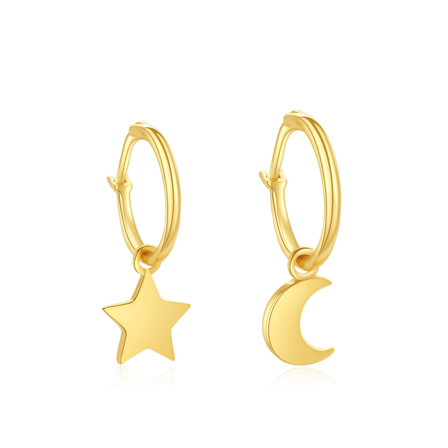 Gold Color Lightning Moon Star Charms Hoop Earrings for Women Girls Fashion Simple Piercing Ear Buckle Zircon Gift
Gold Color Lightning Moon Star Charms Hoop Earrings for Women Girls Fashion Simple Piercing Ear Buckle Zircon Gift