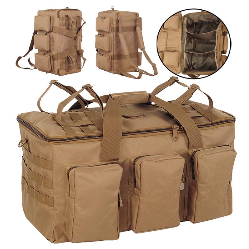 55L Luggage Duffel Bag Camping Backpack Tactical Large Bags Men s Hiking Travel Mountaineering Trip Utility Gym Weekend Duffle
55L Luggage Duffel Bag Camping Backpack Tactical Large Bags Men s Hiking Travel Mountaineering Trip Utility Gym Weekend Duffle